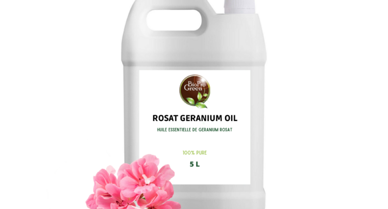 Stock en gros huile essentielle geranium rosat